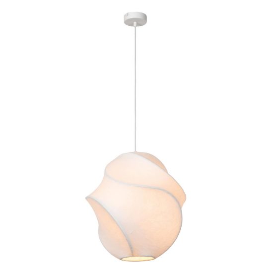 Lampadario a sospensione grande per salotto moderno bianco