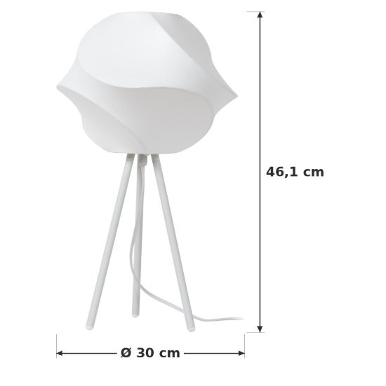 Lampada da tavolo per salotto moderna bianco