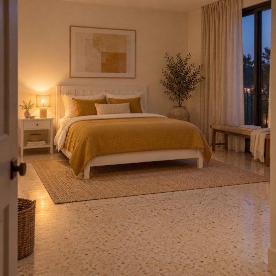 Abat-jour a cilindro per comodino moderno naturale bianco