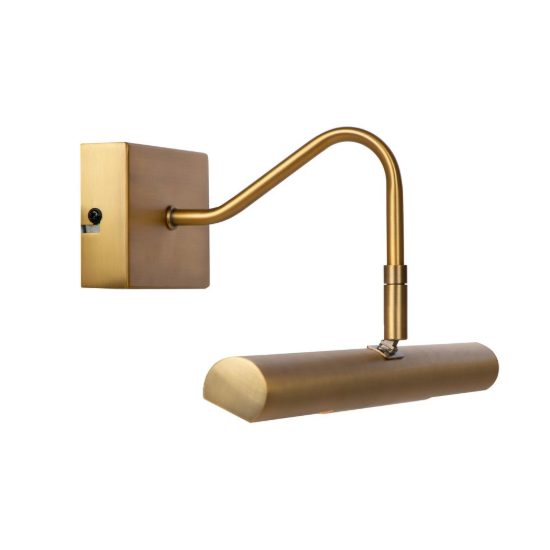 Applique per quadri lineare 2 luci moderna oro
