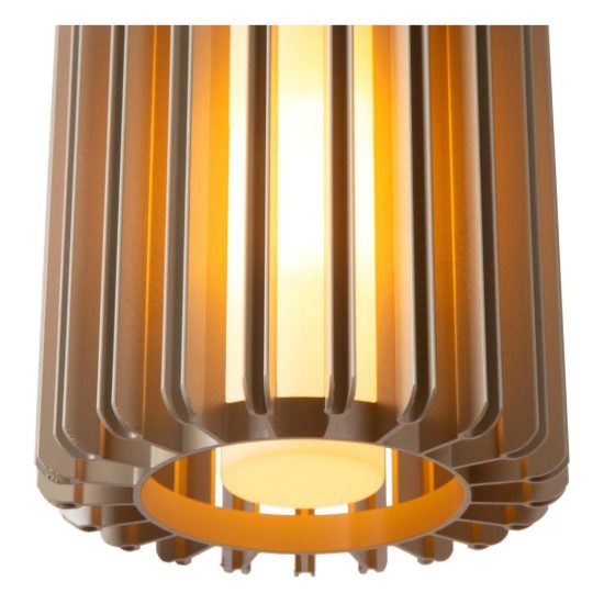 Lampadario a sospensione con 3 pendenti a cascata per sala da pranzo moderno tortora