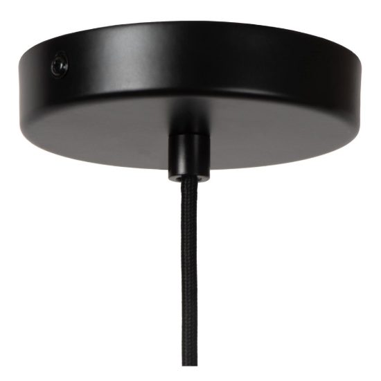 Lampadario a sospensione grande a cilindro per sala da pranzo moderno terracotta opalino