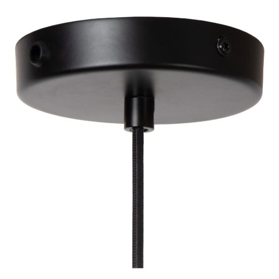 Lampadario a sospensione grande a cilindro per sala da pranzo moderno terracotta opalino