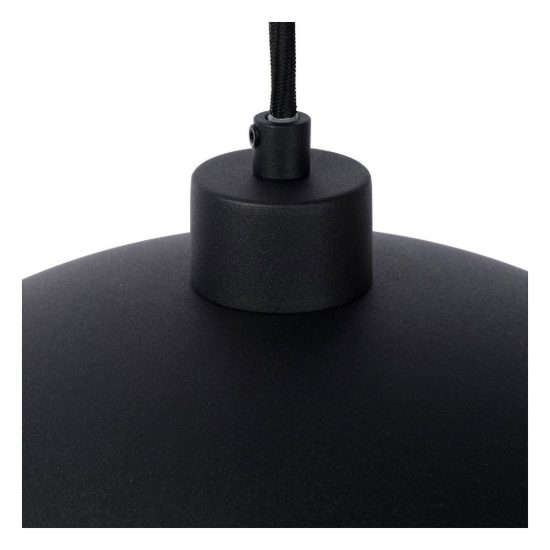 Lampadario a sospensione a cupola per cucina contemporaneo nero oro