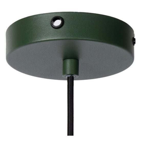 Lampadario a sospensione a cupola per cucina contemporaneo verde oro