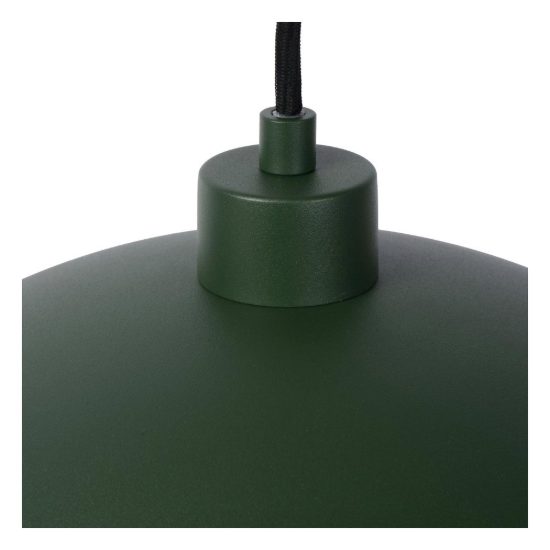 Lampadario a sospensione a cupola per cucina contemporaneo verde oro