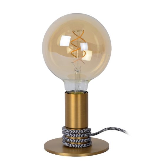Abat-jour mini per comodino contemporaneo oro