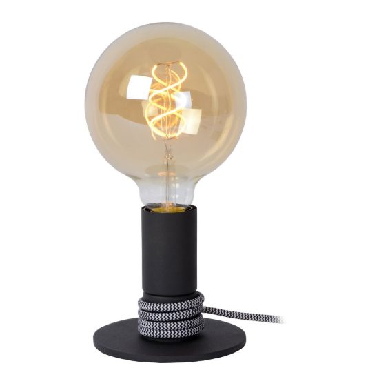 Abat-jour mini per comodino moderno nero