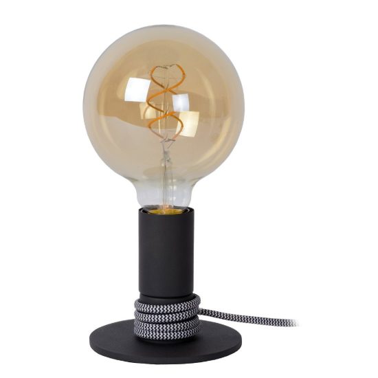 Abat-jour mini per comodino moderno nero
