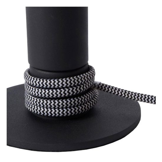 Abat-jour mini per comodino moderno nero