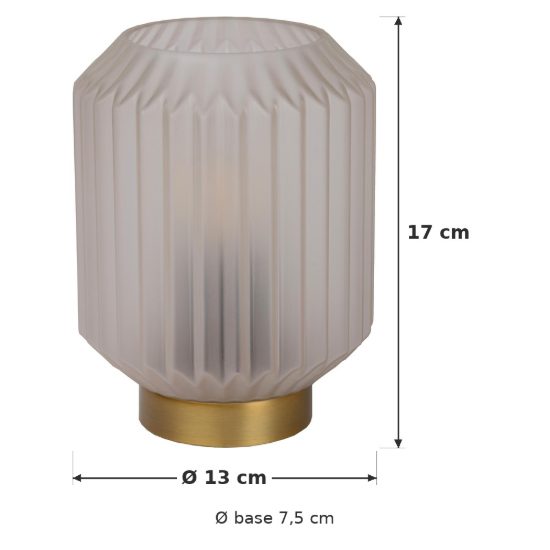 Abat-jour a cilindro per comodino contemporaneo bianco oro