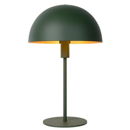 Lampada da tavolo a cupola per soggiorno contemporanea verde