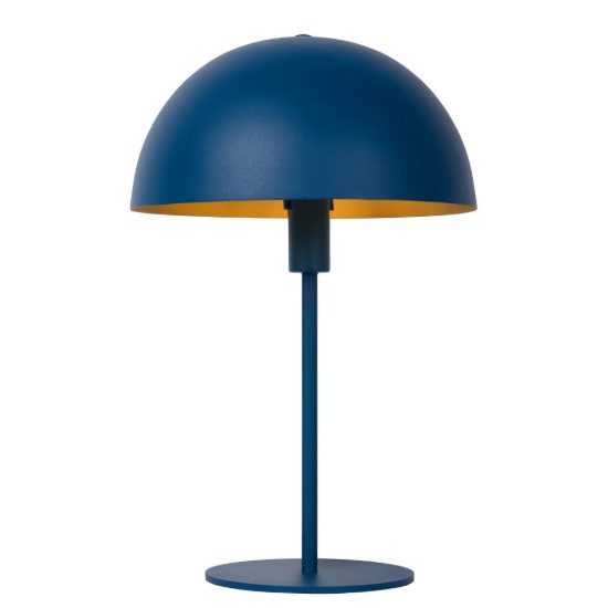 Lampada da tavolo a cupola per sala da pranzo contemporanea blu