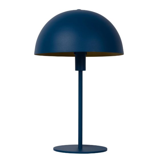 Lampada da tavolo a cupola per sala da pranzo contemporanea blu