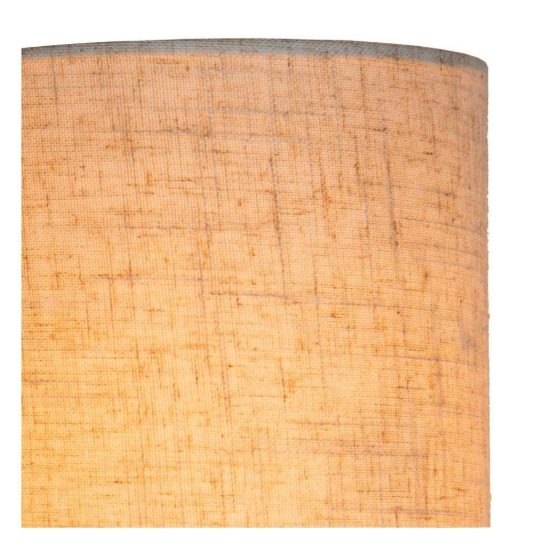 Lampada da terra a cilindro per sala da pranzo moderna crema nero