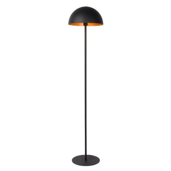 Piantana a cupola per soggiorno contemporanea nero