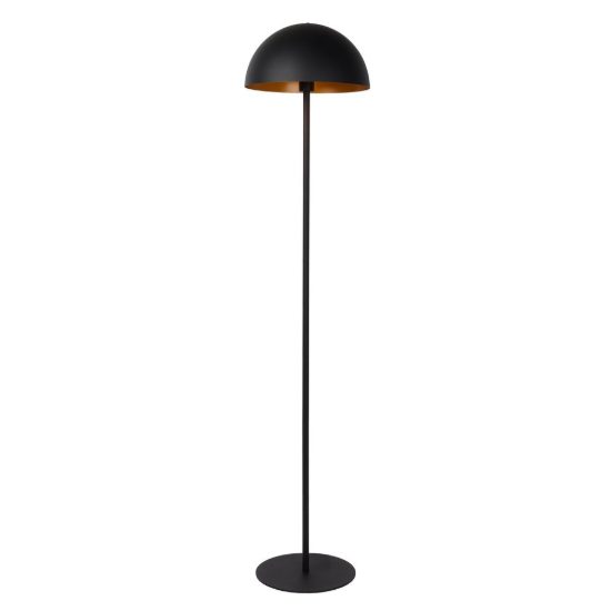 Piantana a cupola per soggiorno contemporanea nero