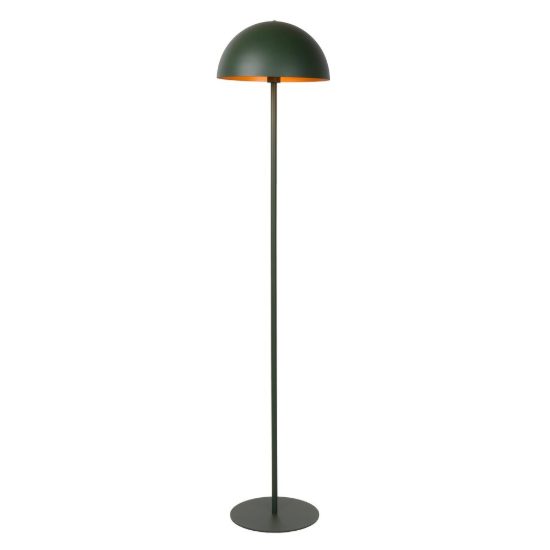 Lampada da terra a cupola per soggiorno contemporanea verde