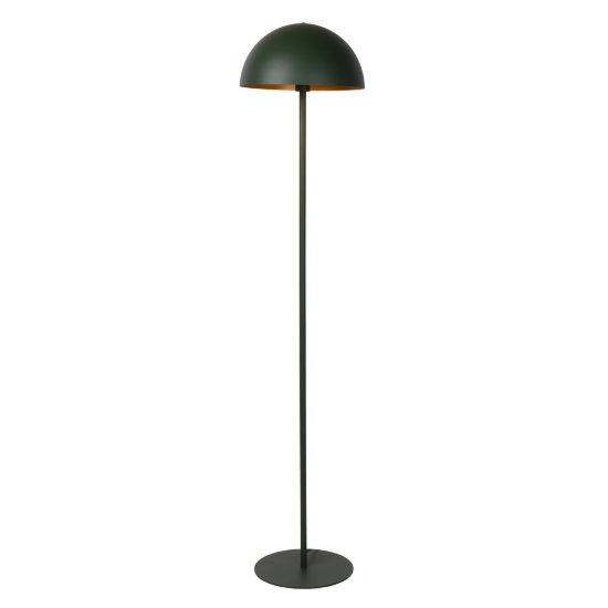 Lampada da terra a cupola per soggiorno contemporanea verde