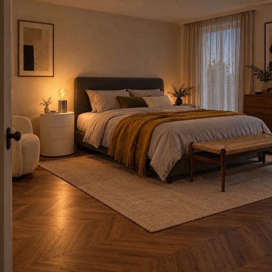 Abat-jour per comodino moderno canna di fucile led 1w 2700k touch dimmer ricaricabile