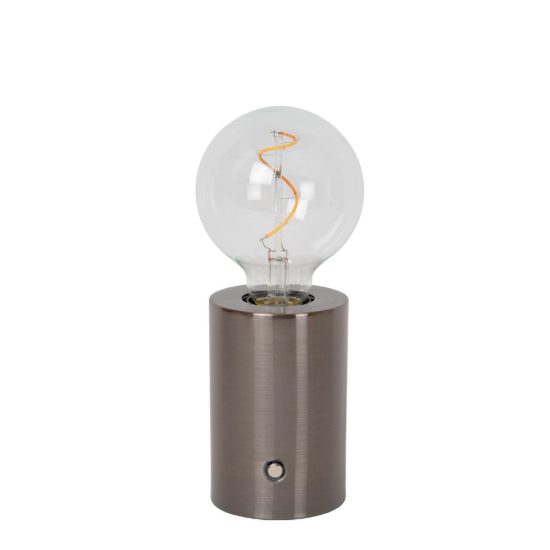 Abat-jour per comodino moderno canna di fucile led 1w 2700k touch dimmer ricaricabile