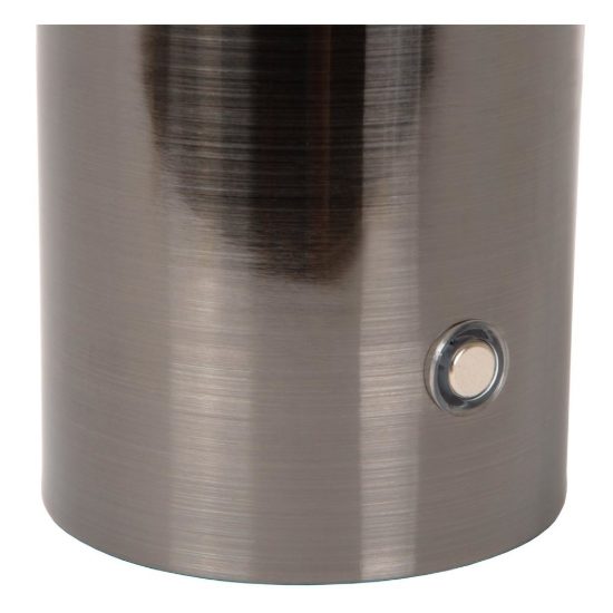 Abat-jour per comodino moderno canna di fucile led 1w 2700k touch dimmer ricaricabile