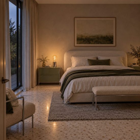 Abat-jour per comodino moderno cromo led 1w 2700k touch dimmer ricaricabile