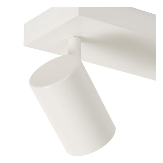 Plafoniera con 3 faretti orientabili moderna bianco