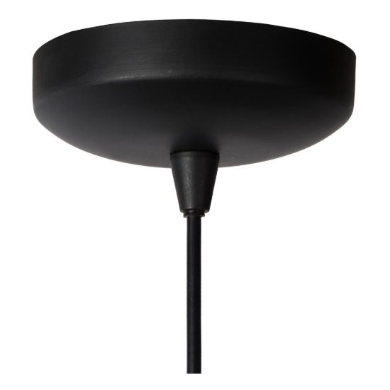 Lampadario a sospensione a cupola per cucina moderno nero