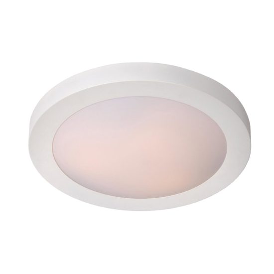 Plafoniera rotonda per bagno moderna bianco ip44