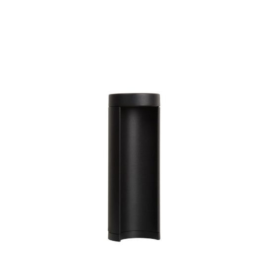 Paletto da giardino piccolo a cilindro moderno nero led 9w 3000k ip54