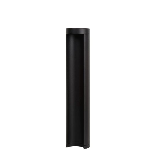 Paletto da giardino medio a cilindro moderno nero led 9w 3000k ip54