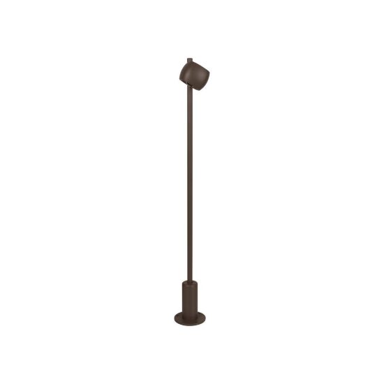 Paletto da giardino moderno caffe led 8w 2700k ip54
