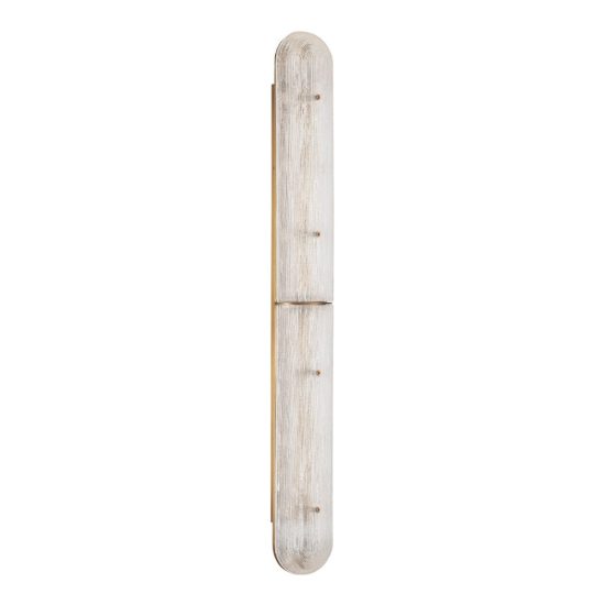 Applique da parete led 12w 3000k per soggiorno contemporanea ottone anticato