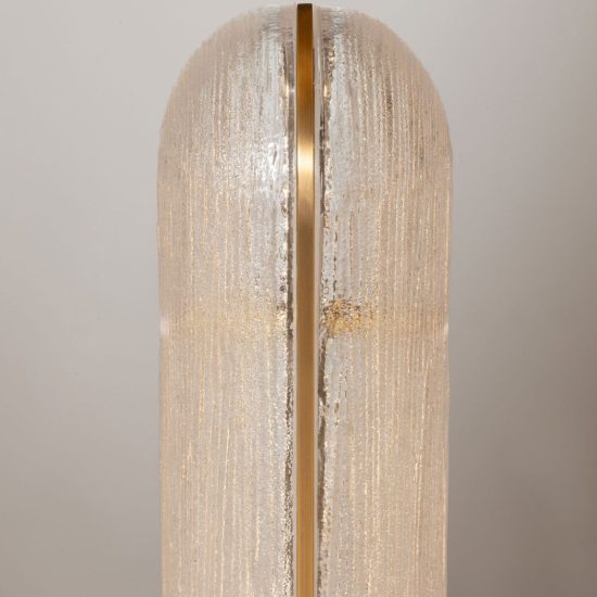 Lampada da tavolo led 9w 3000k per soggiorno contemporanea ottone anticato