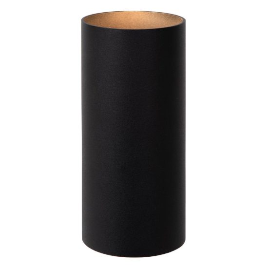 Applique 2 luci grande a cilindro per soggiorno moderna nero
