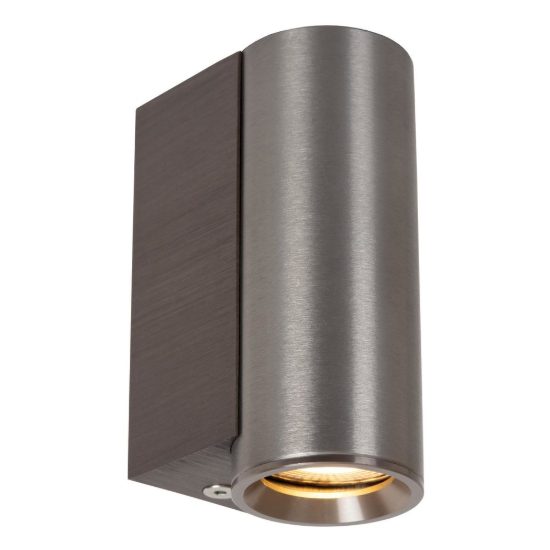Applique a cilindro per sala da pranzo moderna grigio ferro
