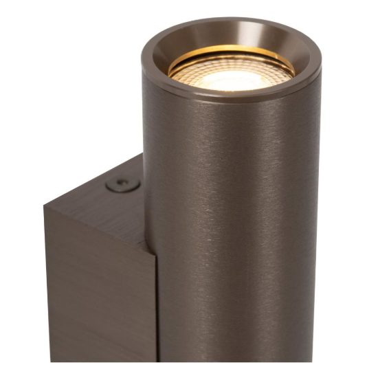 Applique 2 luci a cilindro per salotto moderna caffe