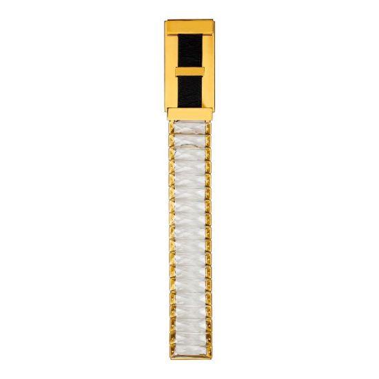Applique da parete led 9w 3000k dimmerabile per soggiorno classica oro e nero