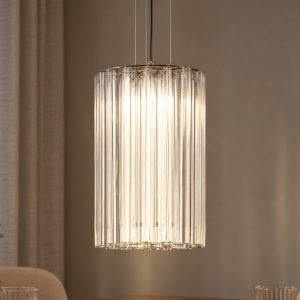 Lampada a sospensione led 11w 3000k dimmerabile per cucina contemporanea ottone anticato