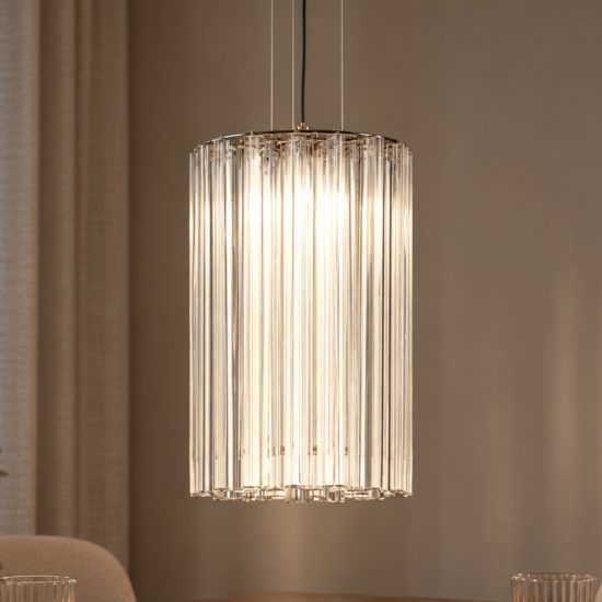 Lampada a sospensione led 11w 3000k dimmerabile per cucina contemporanea ottone anticato