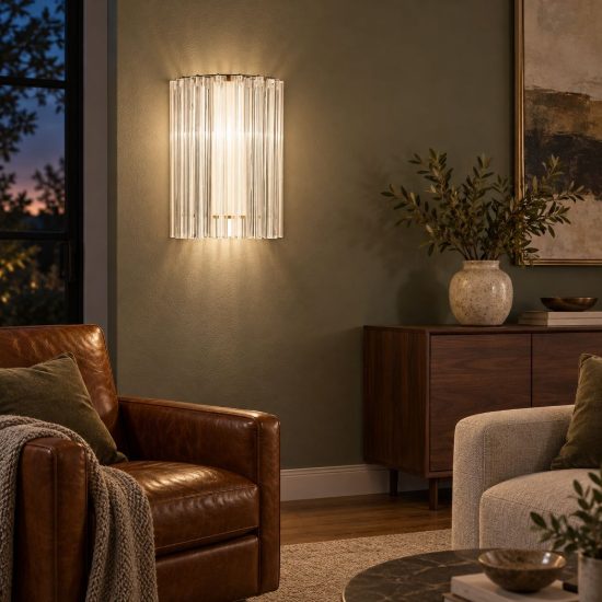 Applique da parete led 11w 3000k per soggiorno contemporanea ottone anticato