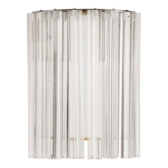 Applique da parete led 11w 3000k per soggiorno contemporanea ottone anticato