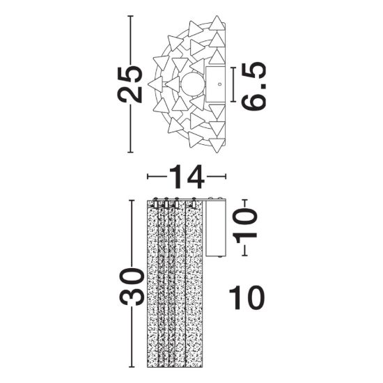 Applique da parete led 11w 3000k per soggiorno contemporanea ottone anticato