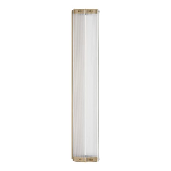 Applique da parete led 10w 3000k per soggiorno contemporanea ottone anticato