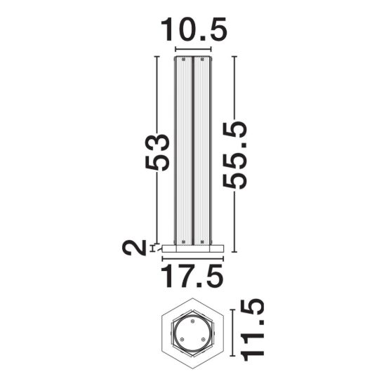 Lampada da tavolo led 11w 3000k per soggiorno contemporanea ottone anticato