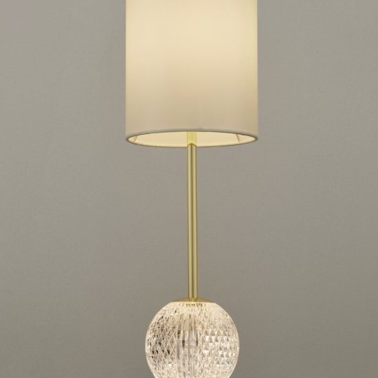 Lampada da tavolo led 13w 3200k per soggiorno classica oro
