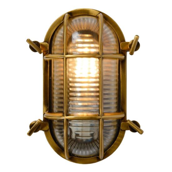 Applique da esterno a tartaruga moderna oro ip65