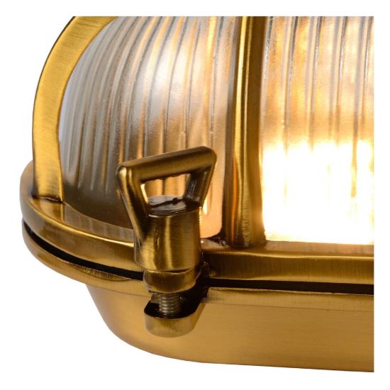 Applique da esterno a tartaruga moderna oro ip65