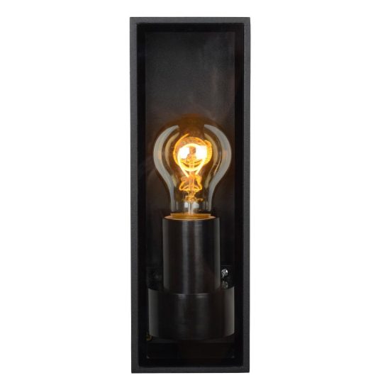 Applique da esterno a lanterna rettangolare moderna nero ip65